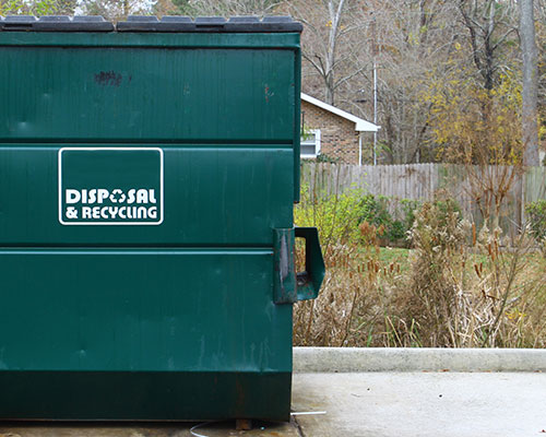 Dumpster Pad Cleaning