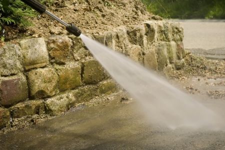 Driveway washing